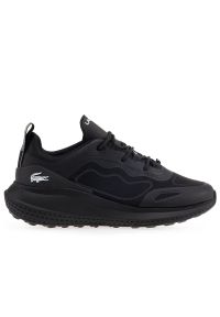 Buty Lacoste Active 745SMA0052-02H - czarne. Kolor: czarny. Materiał: guma, lycra, poliester. Szerokość cholewki: normalna. Wzór: nadruk #1