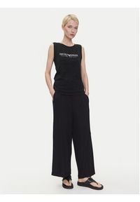Emporio Armani Underwear Bluzka EW000410 AF10881 UC001 Czarny Regular Fit. Kolor: czarny. Materiał: bawełna #3
