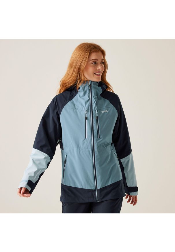 Regatta - Kurtka turystyczna 3 w 1 damska Carletta IX. Kolor: niebieski, szary, wielokolorowy