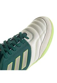 Adidas - Buty piłkarskie adidas Top Sala Competition In Jr IE1555 zielone. Zapięcie: sznurówki. Kolor: zielony. Materiał: skóra, syntetyk, guma, materiał. Szerokość cholewki: normalna. Sport: piłka nożna