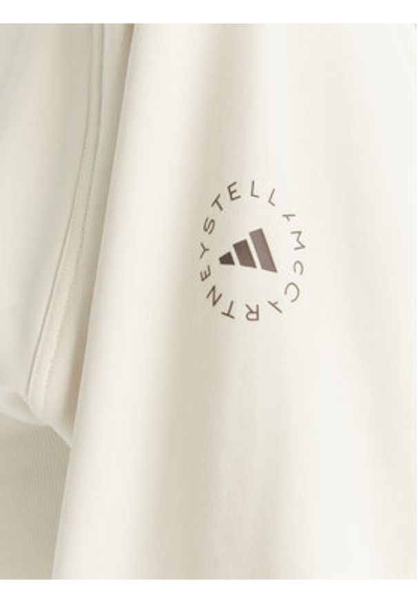 Adidas by Stella McCartney - adidas by Stella McCartney Bluza KA0640 Beżowy Loose Fit. Kolor: beżowy. Materiał: bawełna