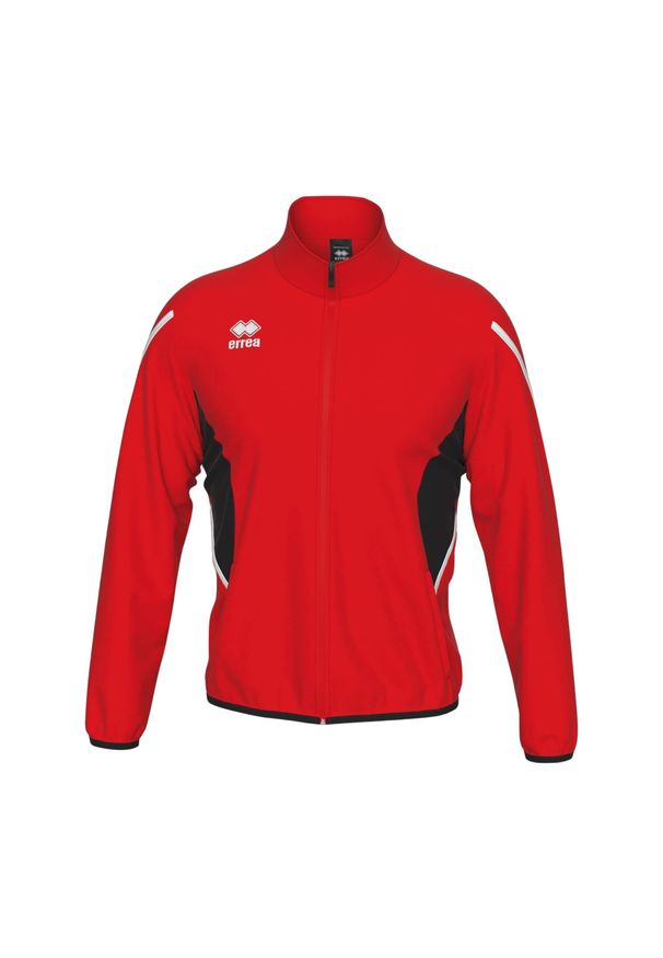 ERREA - Kurtka z dresu Errea Christopher. Kolor: czerwony, wielokolorowy, czarny. Materiał: poliester, dresówka