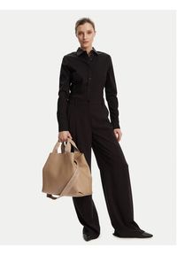 Calvin Klein Jeans Torebka Ultralight Tote Pu LV04K3132G Beżowy. Kolor: beżowy. Materiał: skórzane #6