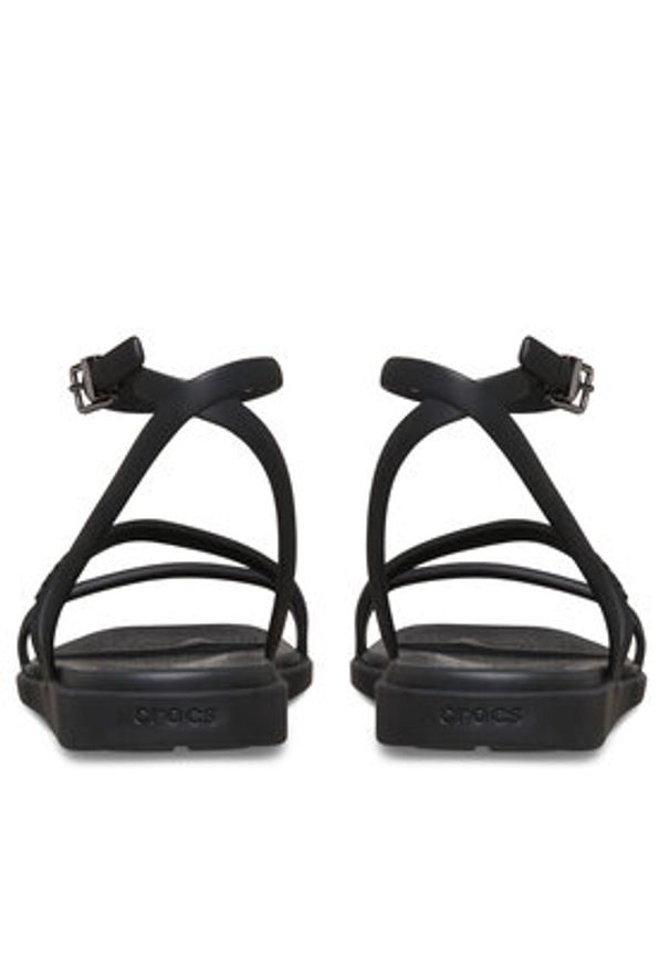 Crocs Sandały Miami Ankle Strap Sandal 212256 Czarny. Kolor: czarny