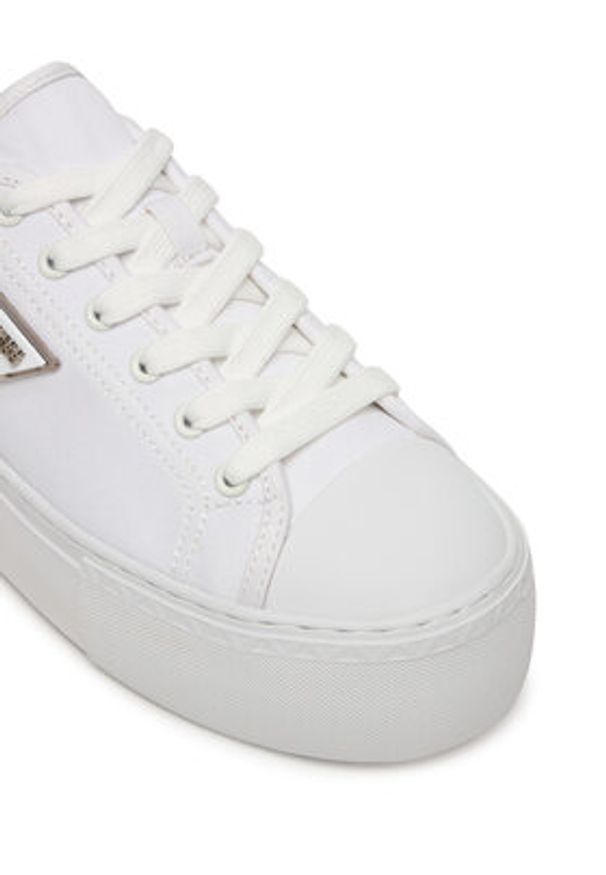 Guess Trampki FLJJZ3 FAB12 Biały. Kolor: biały. Materiał: materiał