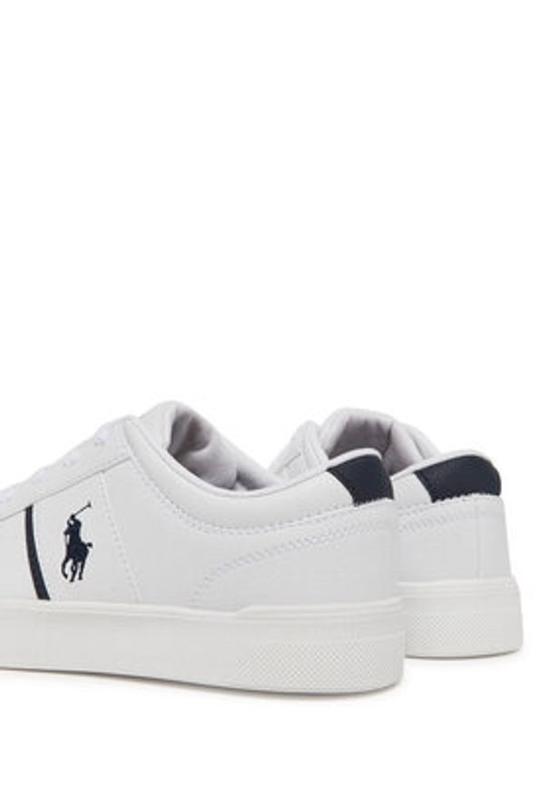 Polo Ralph Lauren Sneakersy Frazier RL01267100 Biały. Kolor: biały. Materiał: skóra