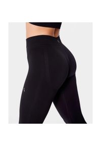 Legginsy bezszwowe z push-up dla kobiet na siłownię Carpatree Eris. Kolor: czarny. Sport: fitness #1