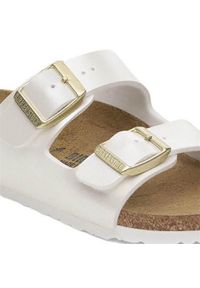 Klapki dla dzieci Birkenstock Arizona Kids Bs. Kolor: biały. Materiał: materiał, syntetyk