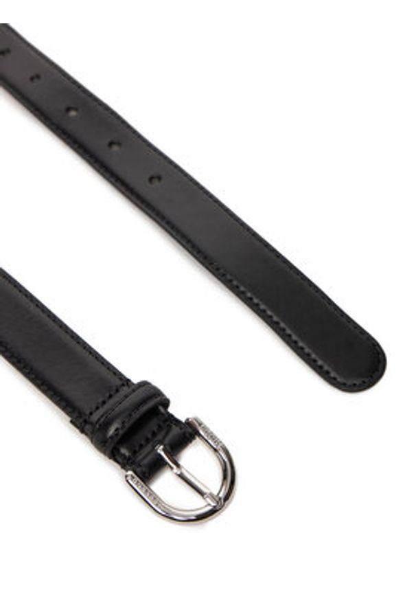 Weekend Max Mara Pasek Damski Udine 2525506044600 Czarny. Kolor: czarny. Materiał: skóra