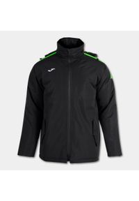 Kurtka sportowa wiatrówka męska Joma Trivor. Kolor: czarny, zielony, niebieski, wielokolorowy. Styl: sportowy
