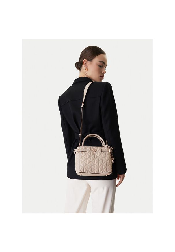 Torebka Guess. Kolor: beżowy