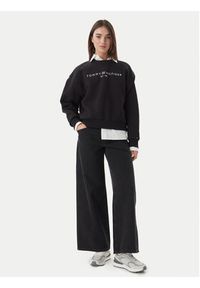 TOMMY HILFIGER - Tommy Hilfiger Bluza WW0WW47831 Czarny Regular Fit. Kolor: czarny. Materiał: bawełna #2