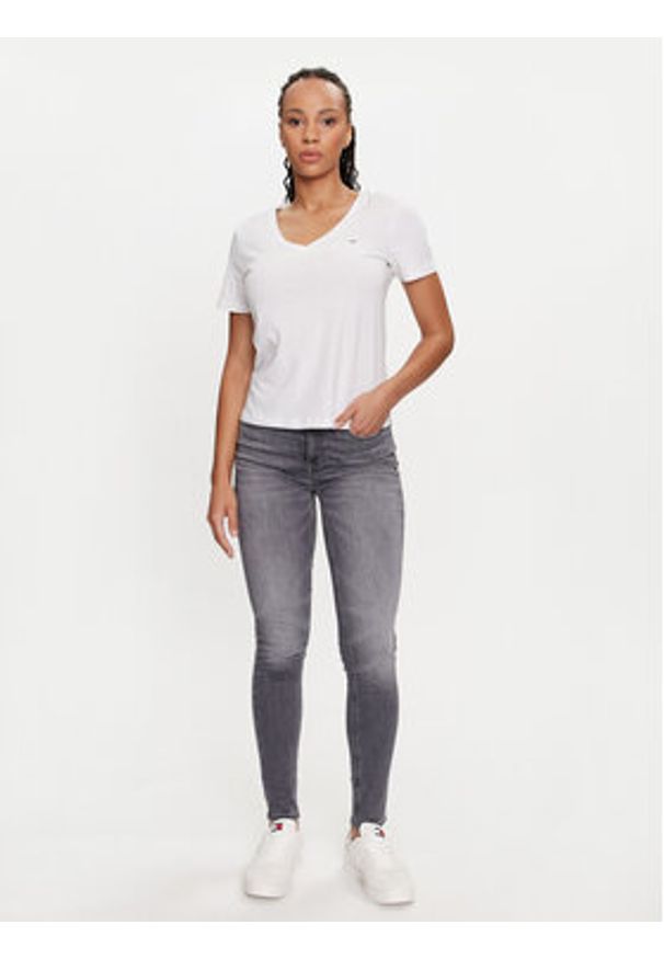 Tommy Jeans Jeansy Nora DW0DW19253 Szary Skinny Fit. Kolor: szary