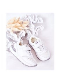 Apawwa Dziecięce Sportowe Buty Sneakersy Białe Skatepark. Zapięcie: rzepy. Kolor: biały. Materiał: materiał #2
