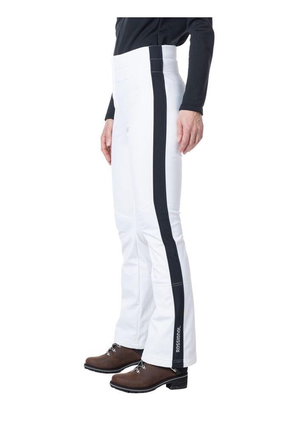 Spodnie narciarskie Rossignol damskie Resort Softshell Pant białe. Kolor: biały. Materiał: softshell. Sezon: zima. Sport: narciarstwo