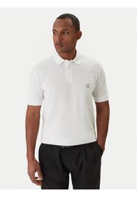 Armani Exchange Polo XM000367 AF13022 U0009 Biały Regular Fit. Typ kołnierza: polo. Kolor: biały. Materiał: bawełna #1