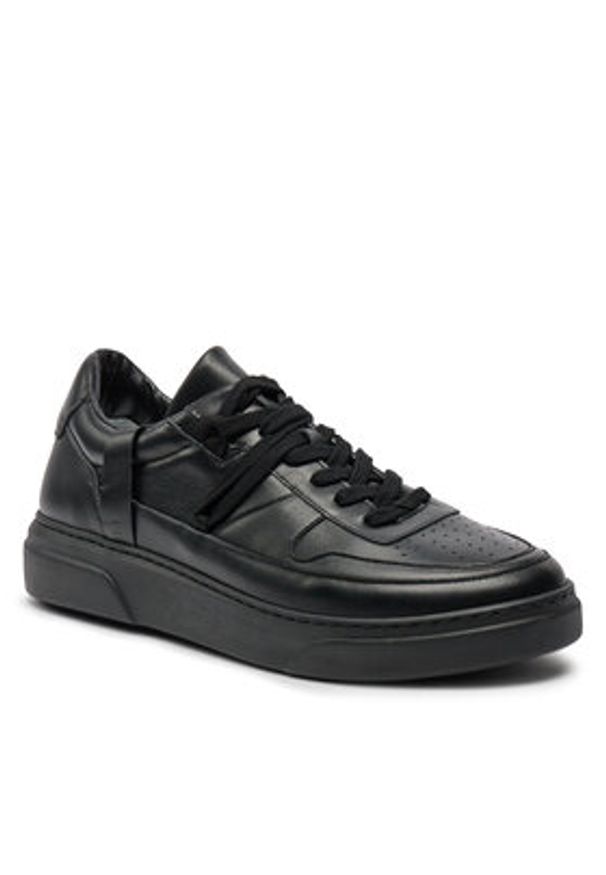 Inuikii Sneakersy Leo 50102-855 Czarny. Kolor: czarny. Materiał: skóra