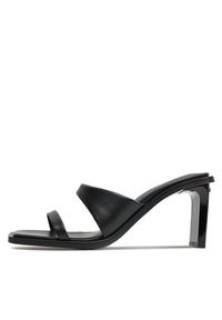 Calvin Klein Klapki Heel Slide 70 Lth HW0HW02072 Czarny. Kolor: czarny. Materiał: skóra #3
