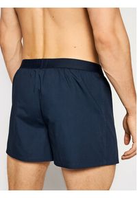 TOMMY HILFIGER - Tommy Hilfiger Bokserki Cotton Woven Boxer Icon 1U87905489 Granatowy. Kolor: niebieski. Materiał: bawełna