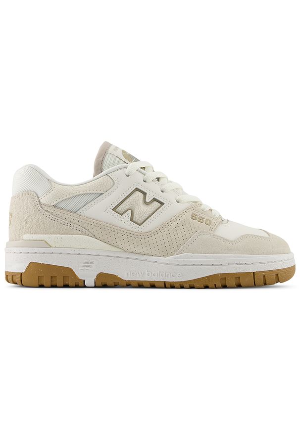Buty damskie New Balance BBW550TB – beżowe. Okazja: na co dzień. Kolor: beżowy. Materiał: syntetyk, skóra, materiał. Szerokość cholewki: normalna