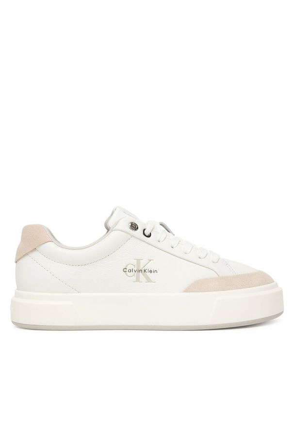 Sneakersy Calvin Klein. Kolor: biały