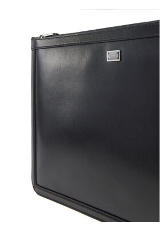 DOLCE & GABBANA - Dolce&Gabbana Saszetka BM2328 AV956 80999 Czarny. Kolor: czarny. Materiał: skóra