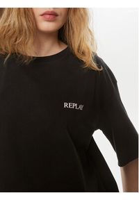 Replay T-Shirt W3134A.000.22662 Czarny Oversize. Kolor: czarny. Materiał: bawełna #6