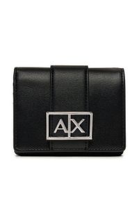 Armani Exchange Portfel damski XW000360 AF12039 UC001 Czarny. Kolor: czarny. Materiał: materiał