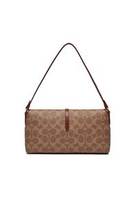 Coach Torebka Hampton CP130 Brązowy. Kolor: brązowy. Materiał: skórzane