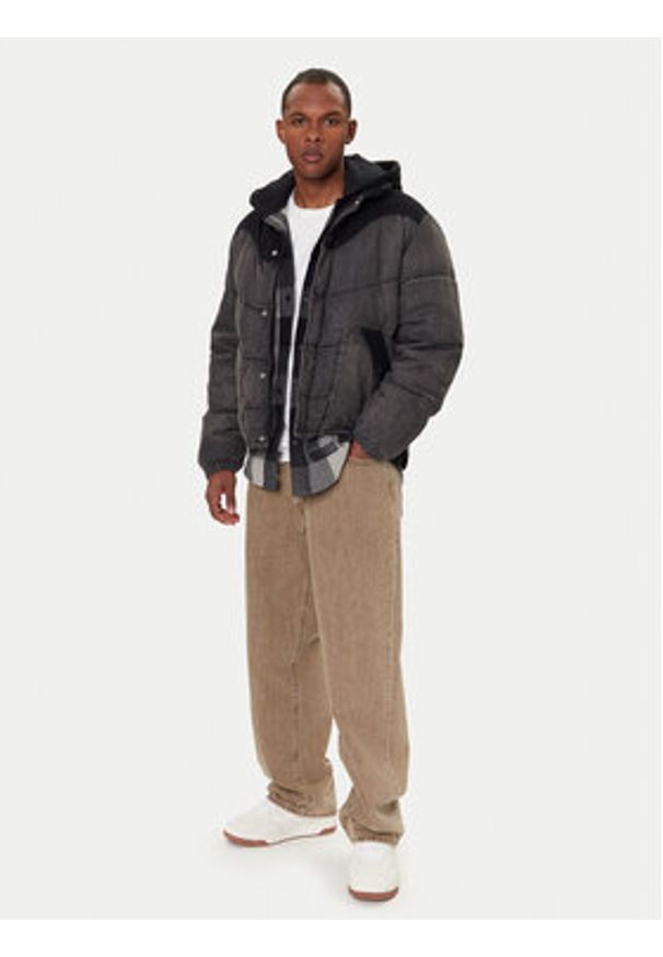 Levi's® Kurtka puchowa Wild West 004EX-0001 Szary Regular Fit. Kolor: szary. Materiał: bawełna