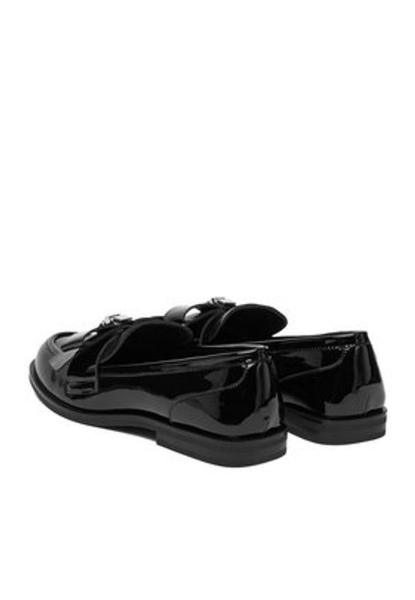 Gino Rossi Loafersy EO-IVY-1742-575-7, Czarny. Kolor: czarny. Materiał: skóra