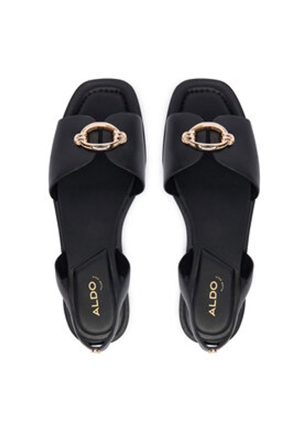 Aldo Sandały Calelian 14298226 Czarny. Kolor: czarny. Materiał: skóra