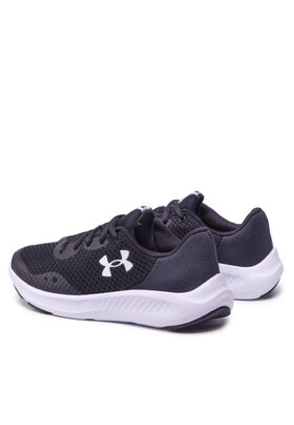 Under Armour Buty do biegania Ua Bgs Charged Pursuit 3 3024987-001 Czarny. Kolor: czarny. Materiał: materiał