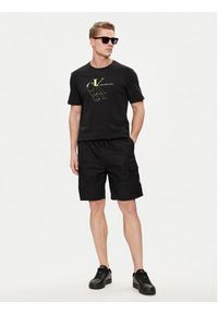 Calvin Klein Jeans T-Shirt Monogram Echo J30J325352 Czarny Regular Fit. Kolor: czarny. Materiał: bawełna #4