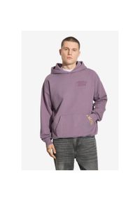 Bluza sportowa męska Prosto Flathead z kapturem. Typ kołnierza: kaptur. Kolor: fioletowy #1