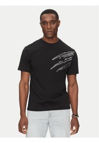 Plein Sport T-Shirt SAEC MTK8019 STE001N Czarny Regular Fit. Kolor: czarny. Materiał: bawełna. Styl: sportowy #1