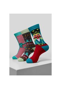 Skarpetki Urban Classics christmas nutcracker (3pcs). Kolor: wielokolorowy #1
