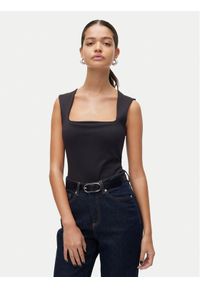Vero Moda Top Million 10312751 Czarny Slim Fit. Kolor: czarny. Materiał: syntetyk