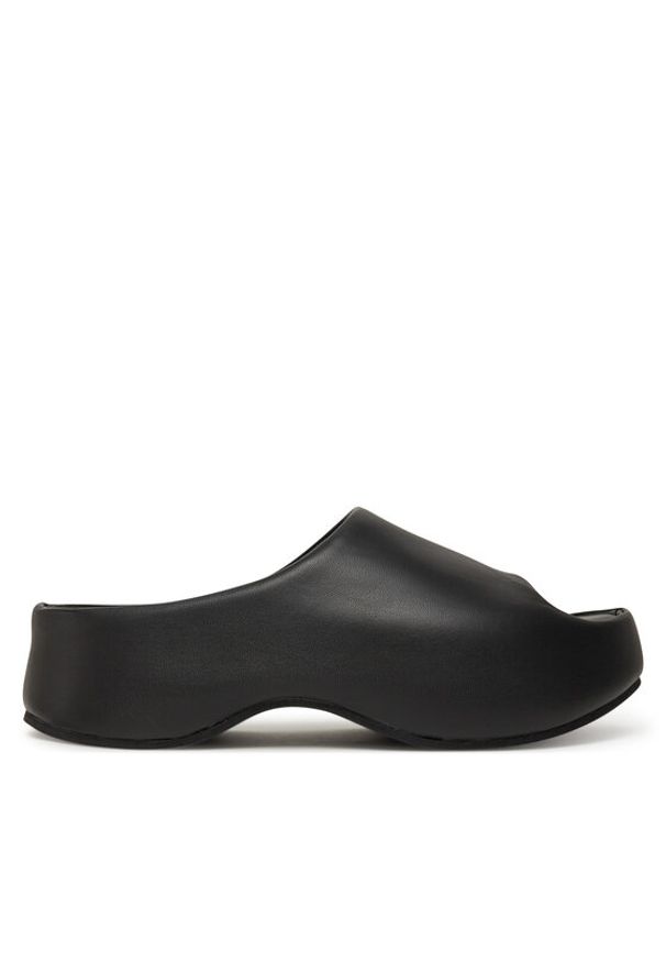 Inuikii Klapki Clog 70103-420 Czarny. Kolor: czarny. Materiał: skóra
