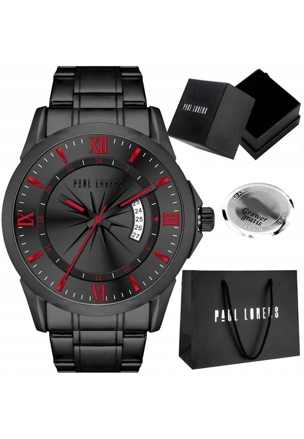 Zegarek męski Paul Lorens TRISTOR-1A5-2 Z GRAWEREM