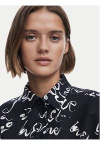 Desigual Sukienka koszulowa 25SWVW38 Czarny Regular Fit. Kolor: czarny. Materiał: bawełna. Typ sukienki: koszulowe #3