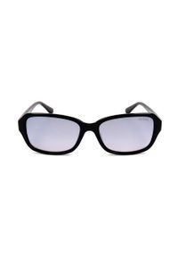 Guess okulary przeciwsłoneczne damskie kolor czarny. Kształt: owalne. Kolor: czarny
