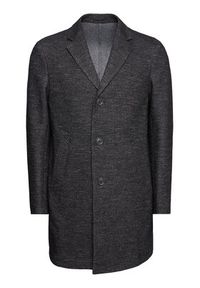 Oscar Jacobson Płaszcz wełniany Santiago 7103 5279 Czarny Regular Fit. Kolor: czarny. Materiał: bawełna, wełna #6