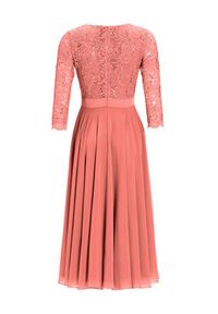 Swing Sukienka koktajlowa 5AE29100 Koralowy Regular Fit. Kolor: pomarańczowy. Materiał: syntetyk. Styl: wizytowy #7