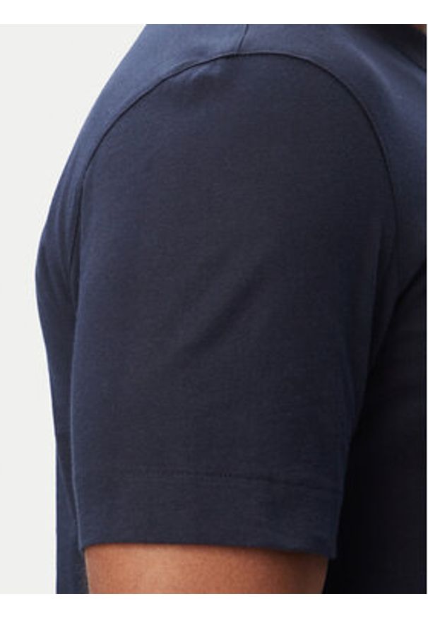 BOSS T-Shirt Thompson 01 50565995 Granatowy Regular Fit. Kolor: niebieski. Materiał: bawełna