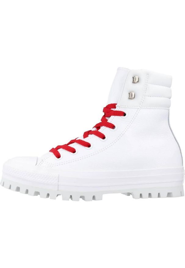 Tenisówki Converse Model Chuck Taylor All Star Kolor Biały. Kolor: biały. Materiał: tkanina, skóra