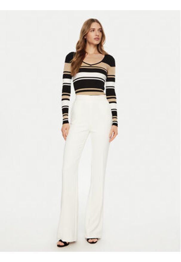 Guess Sweter W5RR22 Z2Y72 Kolorowy Regular Fit. Materiał: wiskoza. Wzór: kolorowy