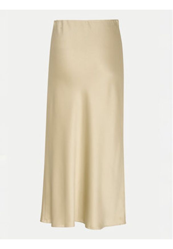 Kaffe Spódnica maxi Lotte 10508853 Beżowy Regular Fit. Kolor: beżowy. Materiał: syntetyk