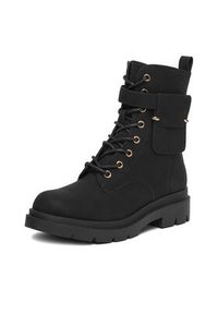 DeeZee Trzewiki HX21071-37A Czarny. Kolor: czarny. Materiał: materiał #4