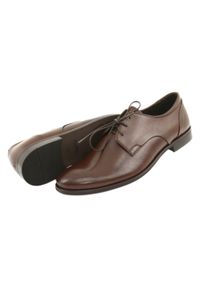 Półbuty pantofle skórzane Pilpol 1609 brąz brązowe. Kolor: brązowy. Materiał: skóra. Styl: klasyczny, elegancki #5